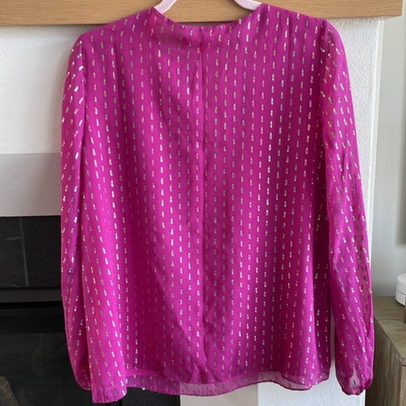 Lilly Pulitzer Aaron Silk Blouse - Picture 5 of 6